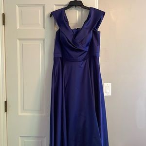 Long beautiful royal blue formal,  size 20w